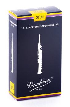 Vandoren SR2035 Soprano Saxophone Traditional Reeds Strength #3.5. (Bo (VN-SR2035)