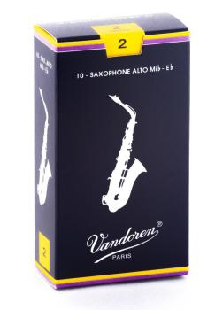 Vandoren SR212 Alto Saxophone Traditional Reeds Strength #2. (Box of 1 (VN-SR212)