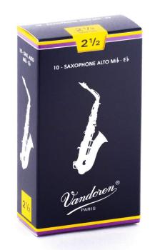 Vandoren SR2125 Alto Saxophone Traditional Reeds Strength #2.5. (Box o (VN-SR2125)
