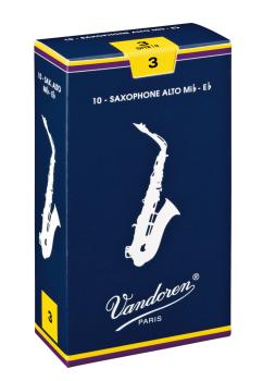 Vandoren SR213 Alto Saxophone Traditional Reeds Strength #3. (Box of 1 (VN-SR213)