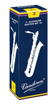 Vandoren SR243 Baritone Saxophone Traditional Reeds Strength #3. (Box  (VN-SR243)
