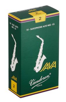 Vandoren SR262 Alto Saxophone Java Reeds Strength #2. (Box of 10) (VN-SR262)