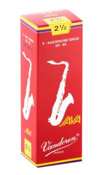 Vandoren SR2725R Tenor Saxophone Java Red Reeds Strength #2.5. (Box of (VN-SR2725R)