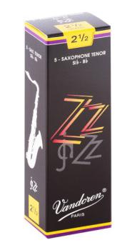 Vandoren SR4225 Tenor Saxophone ZZ Reeds Strength #2.5. (Box of 5) (VN-SR4225)