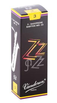Vandoren SR443 Baritone Saxophone ZZ Reeds Strength #3. (Box of 5) (VN-SR443)