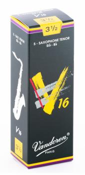 Vandoren SR7235 Tenor Saxophone V16 Reeds Strength #3.5. (Box of 5) (VN-SR7235)