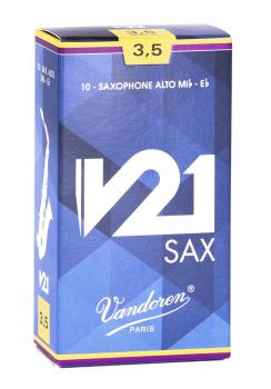 Vandoren SR8135 Alto Saxophone V21 Reeds Strength #3.5. (Box of 10) (VN-SR8135)