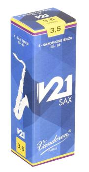 Vandoren SR8235 Tenor Saxophone V21 Reeds Strength #3.5. (Box of 5) (VN-SR8235)