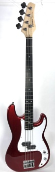 Palmer 4-String Precision Bass, Metallic Red (PA-PB4-XL-MRD)