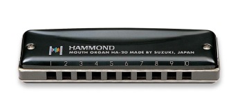 Suzuki HA-20-A Hammond Promaster Harmonica. Key of A (SU-HA-20-A)