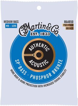 Martin Guitar Authentic Acoustic MA4850 Medium-Gauge Acoustic Bass Gui (MR-MA4850)