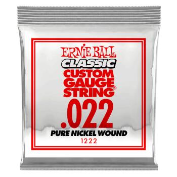 .022 Classic Pure Nickel Wound Electric Guitar Strings 6 Pack (ER-P01222)