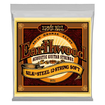 Earthwood Silk & Steel Soft 12-String 80/20 Bronze Acoustic Guitar Str (ER-P02051)