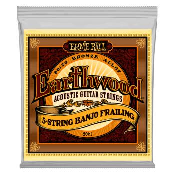 Earthwood 5-String Banjo Frailing Loop End 80/20 Bronze Acoustic Guita (ER-P02061)