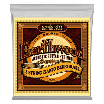 Earthwood 5-String Banjo Bluegrass Loop End 80/20 Bronze Acoustic Guit (ER-P02063)