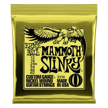 Mammoth Slinky Nickel Wound Electric Guitar Strings - 12-62 Gauge (ER-P02214)