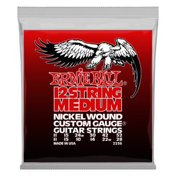 Medium 12-String Nickel Wound Electric Guitar Strings - 11-52 Gauge (ER-P02236)