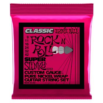 Super Slinky Classic Rock n Roll Pure Nickel Wrap Electric Guitar Stri (ER-P02253)