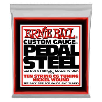 Pedal Steel 10-String C6 Tuning Nickel Wound Electric Guitar Strings - (ER-P02501)