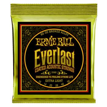 Everlast Extra Light Coated 80/20 Bronze Acoustic - 10-50 Gauge (ER-P02560)