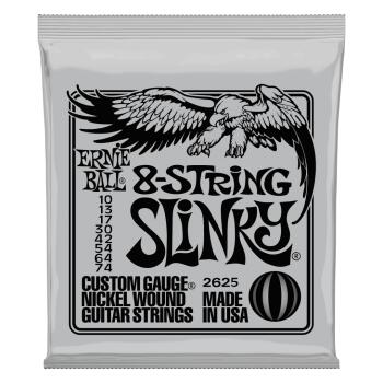 Slinky 8-String Nickel Wound Electric Guitar Strings - 10-74 Gauge (ER-P02625)