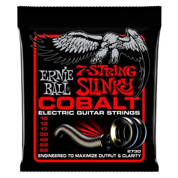 Skinny Top Heavy Bottom Slinky Cobalt 7-String Electric Guitar Strings (ER-P02730)
