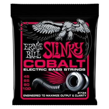 Super Slinky Cobalt Electric Bass Strings - 45-100 Gauge (ER-P02734)