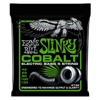 Bass 5 Slinky Cobalt Electric Bass Strings - 45-130 Gauge (ER-P02736)