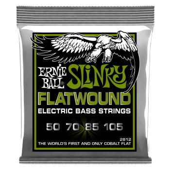 Regular Slinky Flatwound Electric Bass Strings - 50-105 Gauge (ER-P02812)