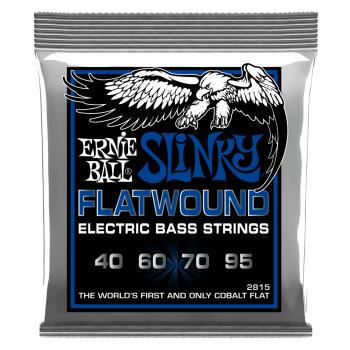 Extra Slinky Flatwound Electric Bass Strings - 40-95 Gauge (ER-P02815)