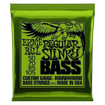Regular Slinky Nickel Wound Electric Bass Strings - 50-105 Gauge (ER-P02832)