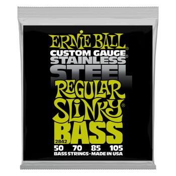 Regular Slinky Stainless Steel Electric Bass Strings - 50-105 Gauge (ER-P02842)