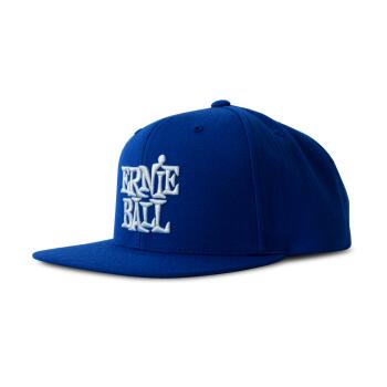 Blue with White Stacked Ernie Ball Logo Hat (ER-P04156)