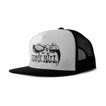 Black with White Front and Black Ernie Ball Eagle Logo Hat (ER-P04159)