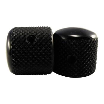 Tele-style Knobs Black Aluminum Set of 2 (ER-P06355)