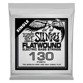.130 Slinky Flatwound Electric Bass String Single (ER-P10813)
