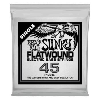 .045 Slinky Flatwound Electric Bass String Single (ER-P10845)