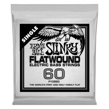 .060 Slinky Flatwound Electric Bass String Single (ER-P10860)