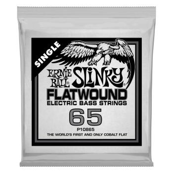 .065 Slinky Flatwound Electric Bass String Single (ER-P10865)