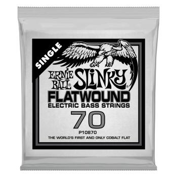 .070 Slinky Flatwound Electric Bass String Single (ER-P10870)