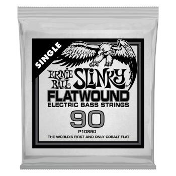 .090 Slinky Flatwound Electric Bass String Single (ER-P10890)