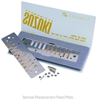 Suzuki RP-300-D Replacement Reed Plates for Overdrive, Key of D (SU-RP-300-D)
