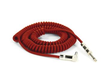 Perfektion PM204 Heavy Duty Vintage Coiled 20' ft Guitar & Instrument  (PE-PM-204RD)