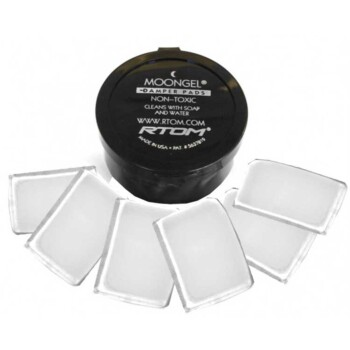 RTOM Moongel Drum Damper Pads - Clear (6-pack) (RT-RTOM-CL)