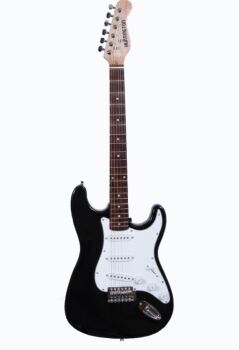 Huntington GE139-BK Outlaw Solid Body S-Type Electric Guitar (HU-GE139-BK)