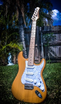Palmer PECOREXL-NAT Electric S-Style Guitar in Natural (PA-PECOREXL-NAT)