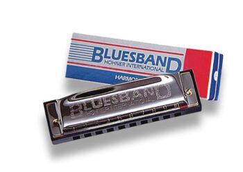 Bluesband Hohner 10-hole Harmonica, FN34B (HO-FN34B)