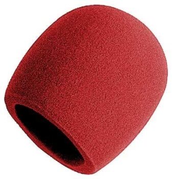 Foam Ball-Type Microphone Windscreen, Red Ind Packaged (PE-WSRD)