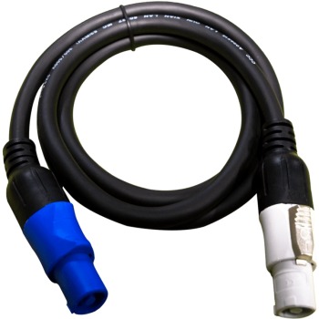 Neutrik "Powercon" .5m male to female jumper cable -  UL certified (FB-POWERCONJUMPER)