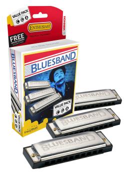 Hohner 3P1501BX Bluesband Value Pack (HO-3P1501BX)